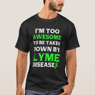 Ziekte van Lyme Survivor Warrior Awareness 13 T-shirt