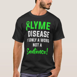 Ziekte van Lyme Survivor Warrior Awareness 16 T-shirt