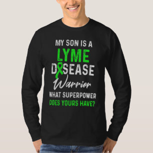 Ziekte van Lyme Survivor Warrior Awareness 18. T-shirt