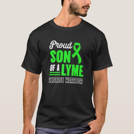 Ziekte van Lyme Survivor Warrior Awareness 21 T-shirt (Voorkant)