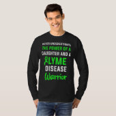 Ziekte van Lyme Survivor Warrior Awareness 27 T-shirt (Voorkant volledig)
