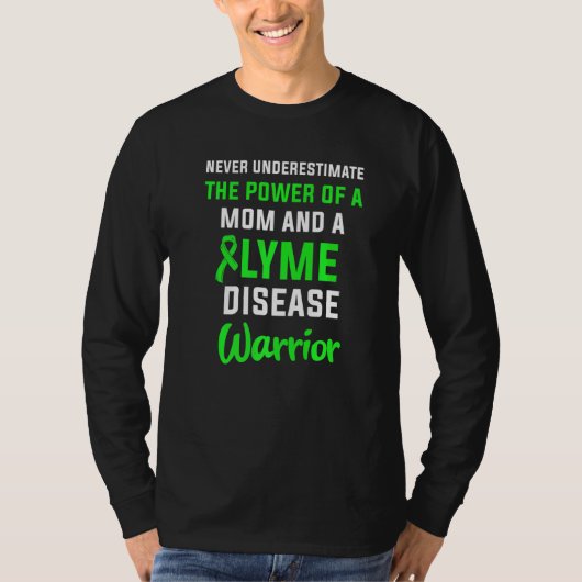 Ziekte van Lyme Survivor Warrior Awareness 36 T-shirt (Voorkant)