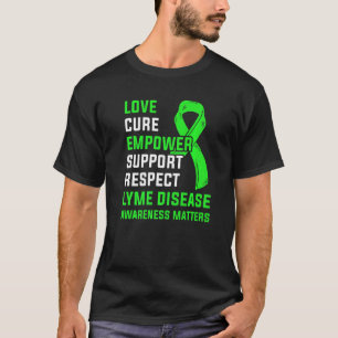 Ziekte van Lyme Survivor Warrior Awareness 40 T-shirt