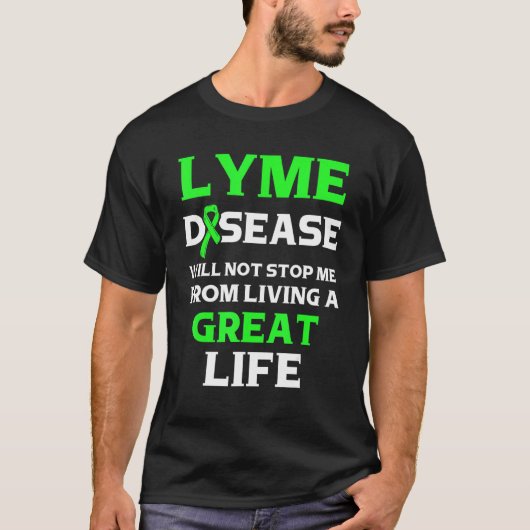 Ziekte van Lyme Survivor Warrior Awareness 67 T-shirt (Voorkant)
