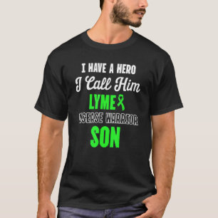 Ziekte van Lyme Survivor Warrior Awareness 76 T-shirt