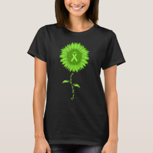 Ziekte van Lyme - Zonnebloem - Groen lintje T-shirt