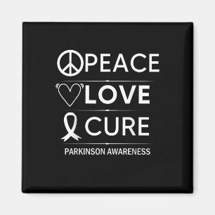 Ziekte van Parkinson Bewustzijn Vrede Liefde Cure Magneet