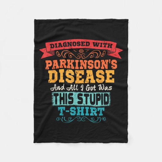 Ziekte van Parkinson Fleece Deken (Voorkant)