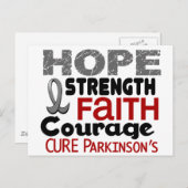 Ziekte van Parkinson HOPE 3 Briefkaart (Voorkant / Achterkant)