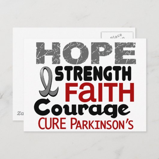 Ziekte van Parkinson HOPE 3 Briefkaart (Voorkant / Achterkant)