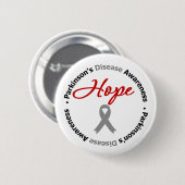 Ziekte van Parkinson HOPE Ribbon Ronde Button 5,7 Cm (Voorkant /achterkant)