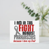 Ziekte van Parkinson IN DE STRIJD VOOR MIJN DAD 1 Briefkaart (Staand voorkant)