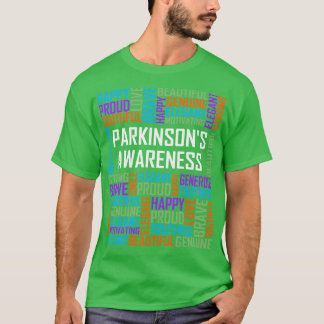 Ziekte van Parkinson Woorden T-shirt