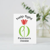ziekte van parkinson, ziekte van parkinson, tulp,  briefkaart (Staand voorkant)