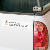 ziekte van parkinson, ziekte van parkinson, tulp bumpersticker (Op Truck)
