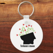 ziekte van parkinson, ziekte van parkinson, tulp sleutelhanger (Voorkant)