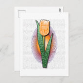 Ziekte van Parkinsons aangetaste Tulp Briefkaart (Voorkant / Achterkant)