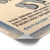 ziekte van Syphilis Poster (Hoek)