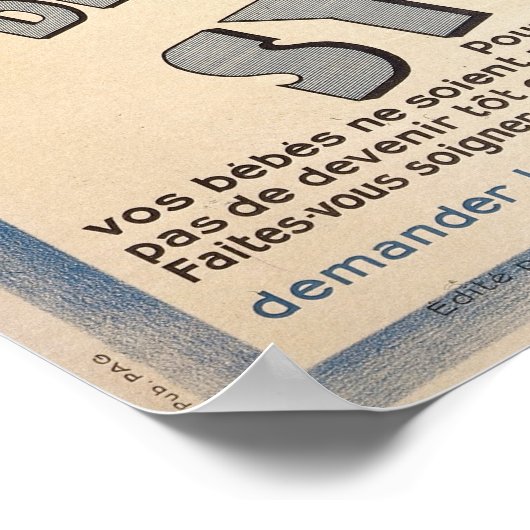  ziekte van Syphilis Poster (Hoek)