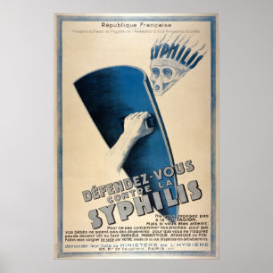  ziekte van Syphilis Poster