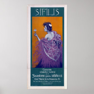  ziekte van Syphilis Poster