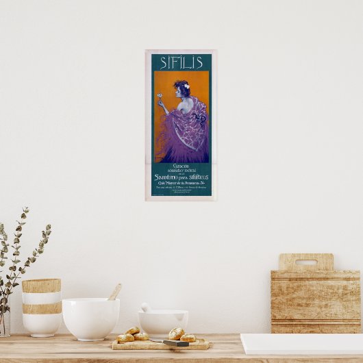 ziekte van Syphilis Poster (Keuken)