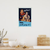  ziekte van Syphilis Poster (Keuken)