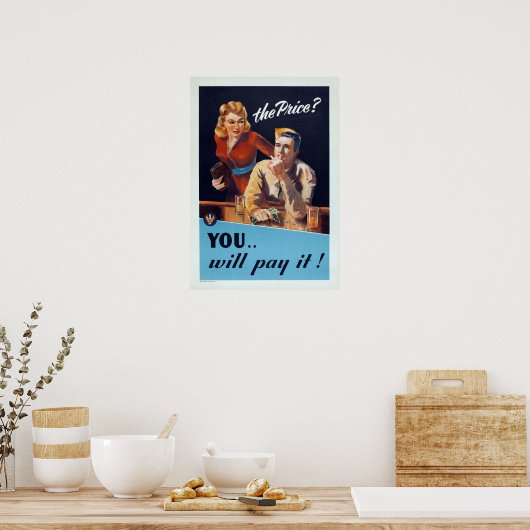  ziekte van Syphilis Poster (Keuken)