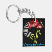 "ziekte van Waltz-Timer" Sleutelhanger (Voorkant Links)