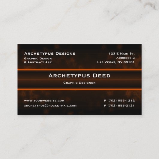 Ziekte Visitekaartje - Sinaasappel (Voorkant)