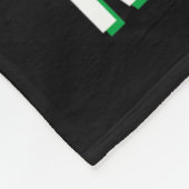 Ziekte Warrior Magische Eenhoorn Groene Orgaandono Fleece Deken (Hoek)