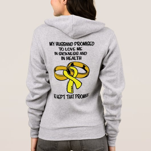Ziekte/Ziekte...Endometriose Hoodie (Achterkant)