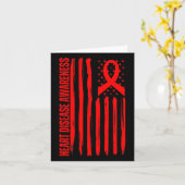 Ziektebewustzijn Amerikaanse vlag CHD, congenitaal Kaart (Gele Bloem)