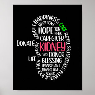 Ziektebewustzijn bij donororganen van transplantat poster