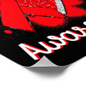 Ziektebewustzijn Ik Draag om hartziekten te bestri Poster (Hoek)