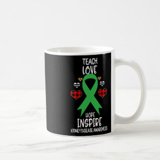 Ziektebewustzijn Leer lint Liefde Hoop Inspireren Koffiemok