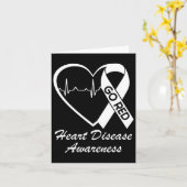 Ziektebewustzijn We Draag in februari Go Red H Kaart (Gele Bloem)