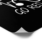 Ziektebewustzijn We Draag in februari Go Red H Poster (Hoek)