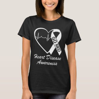 Ziektebewustzijn We Draag in februari Go Red H T-shirt