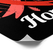 Ziektebewustzijnsmaand Hoop  hartgezondheid Poster (Hoek)