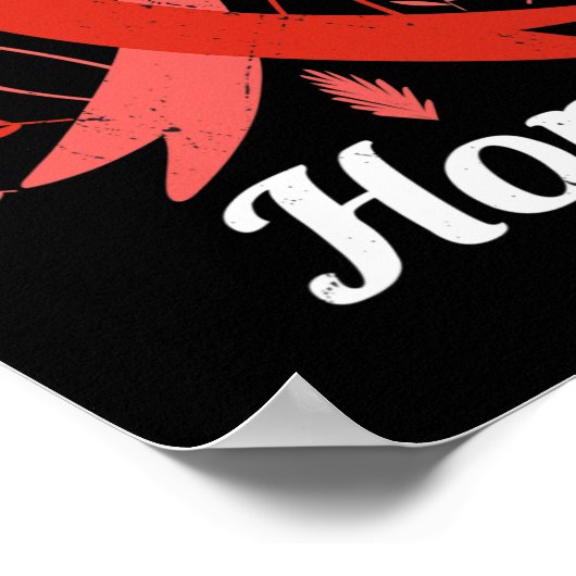 Ziektebewustzijnsmaand Hoop  hartgezondheid Poster (Hoek)