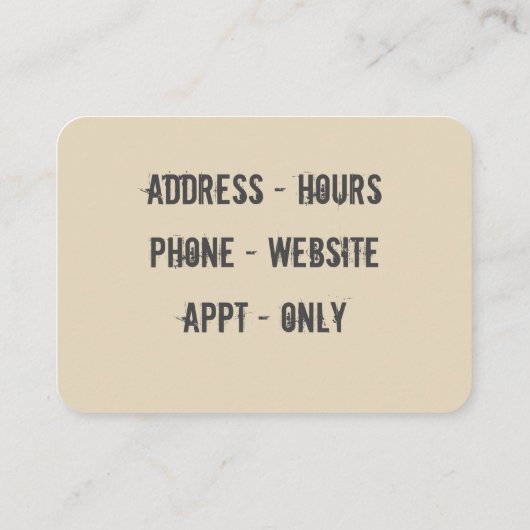 Ziektecyclus Visitekaartje (Achterkant)