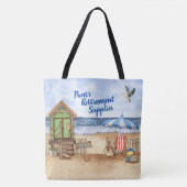 Ziektedag bij het strand Aangedreven Tas (Voorkant)