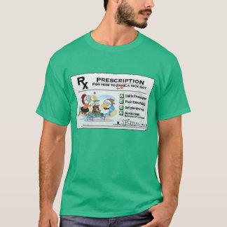 Ziektedag - T-shirt van Mannen van kippen