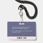 Ziektedienst Ziektedienst Foto ziekenhuis Badge (Back with Lanyard)