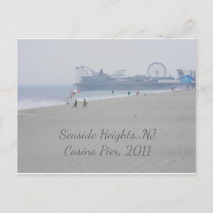 Ziektehoogten Casino Pier Beach Boardwalk Briefkaart