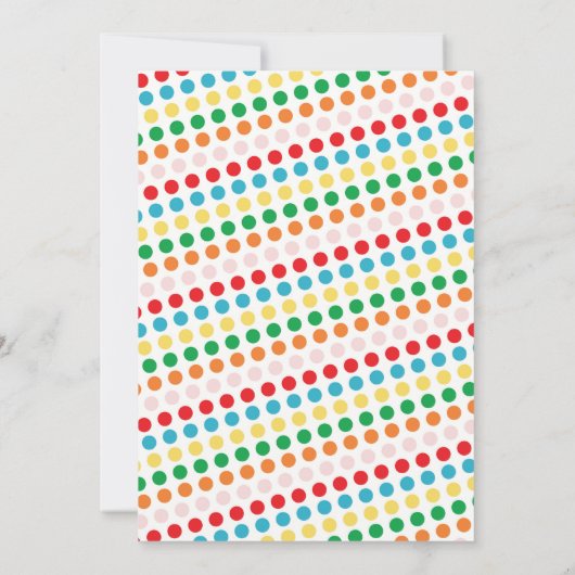 Ziektehuis Kinderen Birthday Party Uitnodiging (Achterkant)