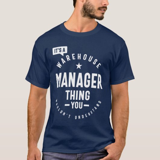 Ziektehuisbeheerder Gift Funny Job Title Professio T-shirt (Voorkant)