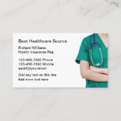Ziektekostenverzekering Medicare Rep Visitekaartje (Voorkant)