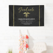 Ziektemedische kaduceus-Afstudeerder Spandoek (Insitu)